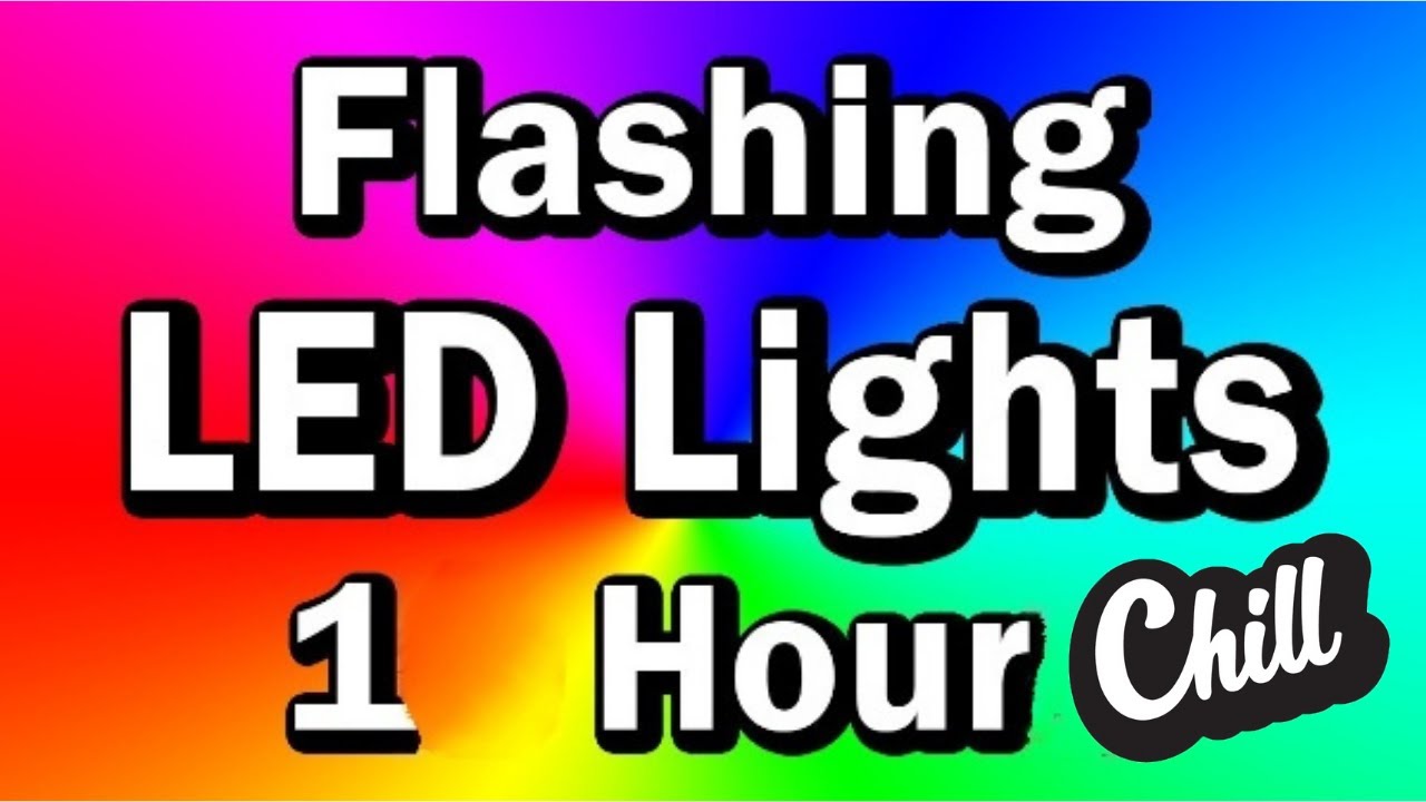 Color Changing Screen - Disco Led Lights [1 Hour With Chill Party Music]