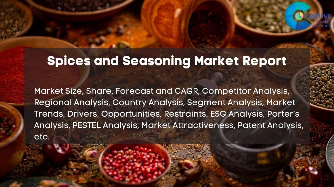 Spices and Seasoning Market Report 2024| Forecast, Industry Trend,share Price,Market Size & Growth