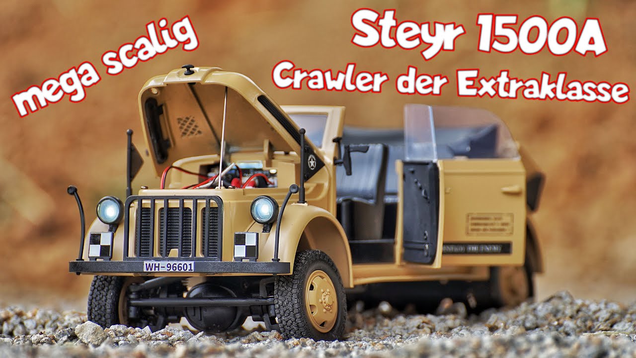 Kommandofahrzeug aus dem 2. Weltkrieg als Crawler HG4-51 Steyr 1500A