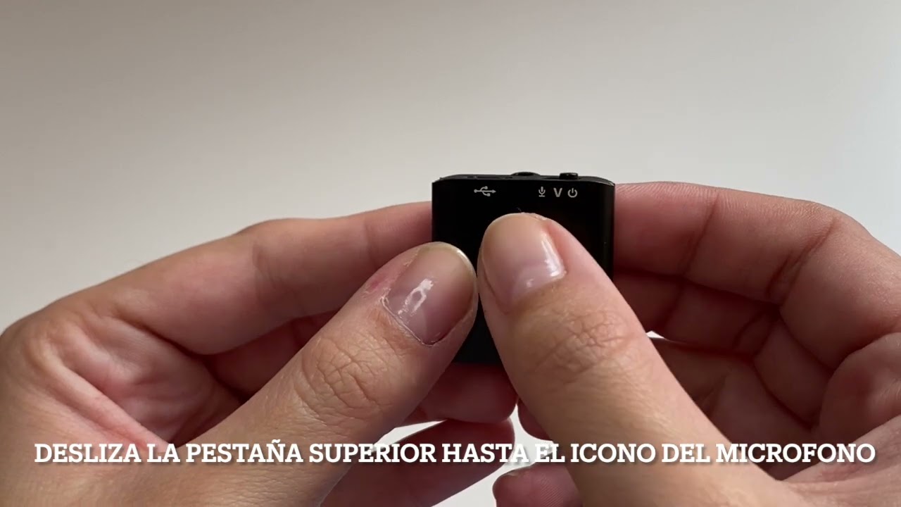 Tutorial DuckDik Q63. Mini Grabadora de Voz Profesional. (espa&ntilde;ol)