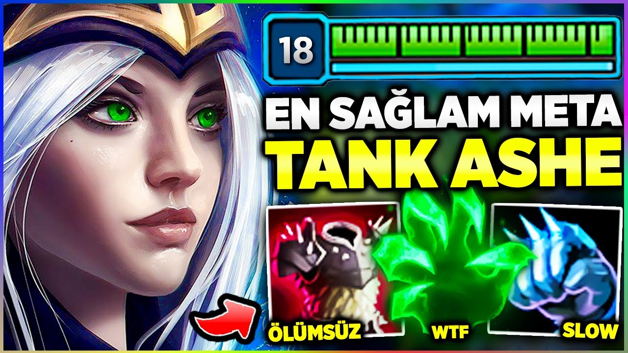 ENN GÜÇLÜ META! TANK ASHE?! ÇİVİLİ ZIRH ÇIKIP HERKESE TEK ATIYOR!! TANK ASHE ADC OYNANIŞ | Rasher