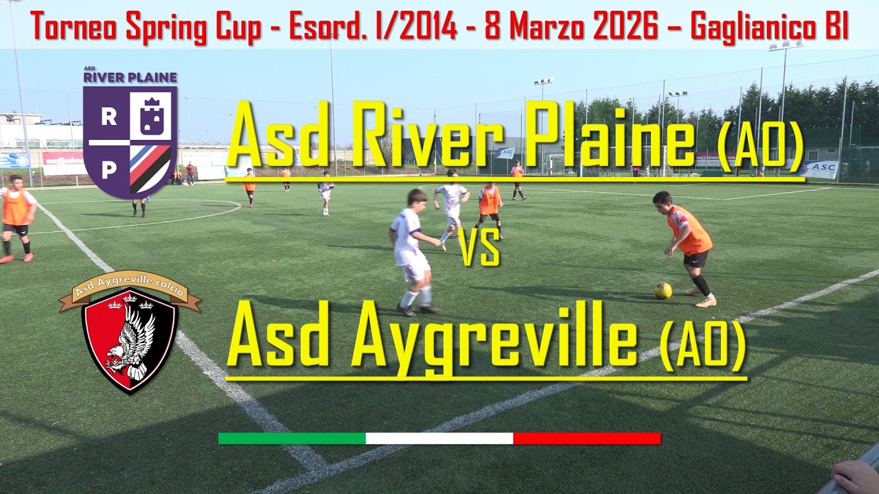 08/03/26 Gaglianico(BI), Torneo-Spring-Cup Esord.I U12/2014: River-Plaine(AO) vs Aygreville(AO), 2-1