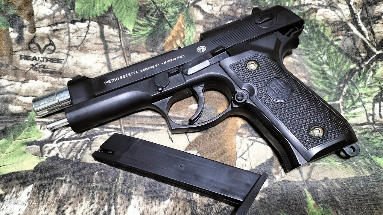 M92 Pietro Beretta w/ Auto Slide Lock Spring Type Airsoft - Testfire & Review