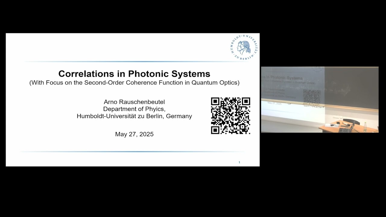 Correlations in Photonic Systems with focus on the second-order coherence function in quantum optics