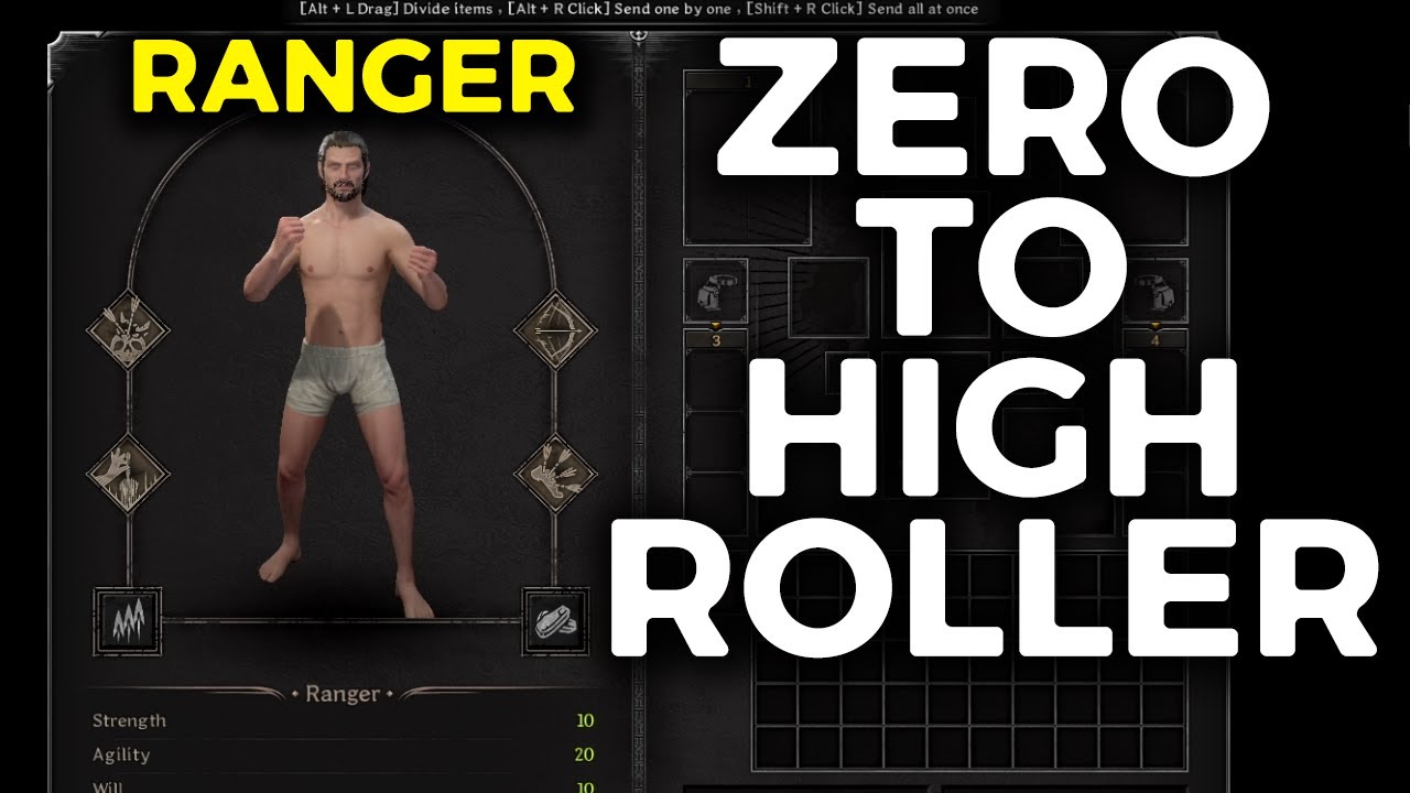 ZERO TO HIGH ROLLER RANGER - Dark and Darker