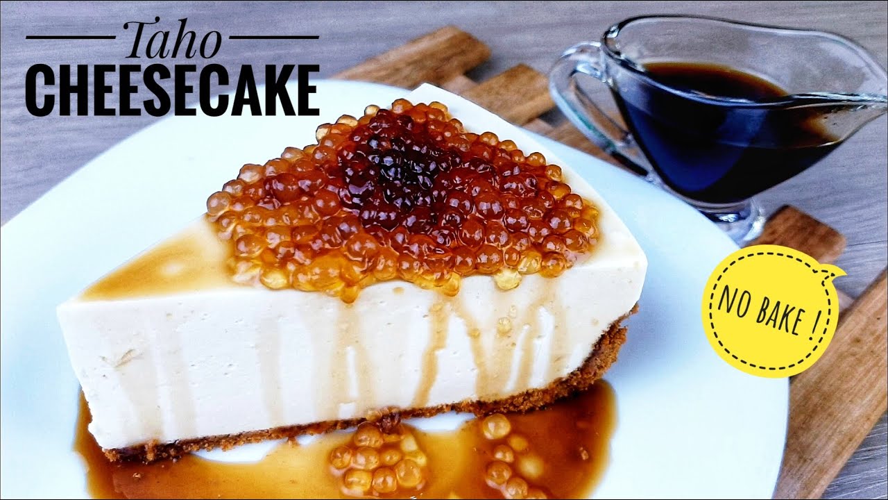 Taho Cheesecake(NO BAKE DESSERT)