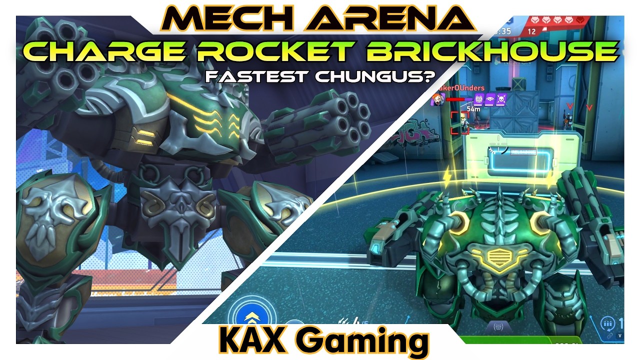 Can We get Much Faster??👀 | Charge Rocket 10 Brickhouse Hangar Request - Mech Arena