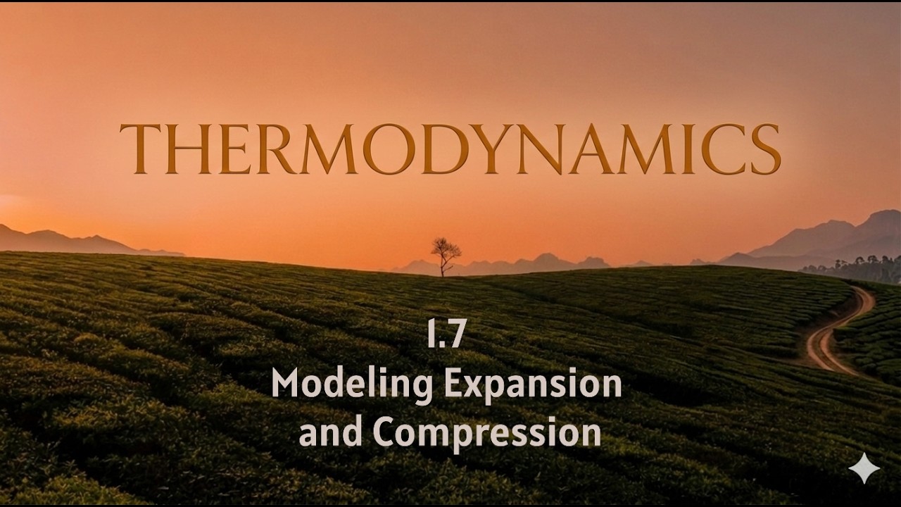 Thermodynamics 1.7 Modeling Expansion and Compression