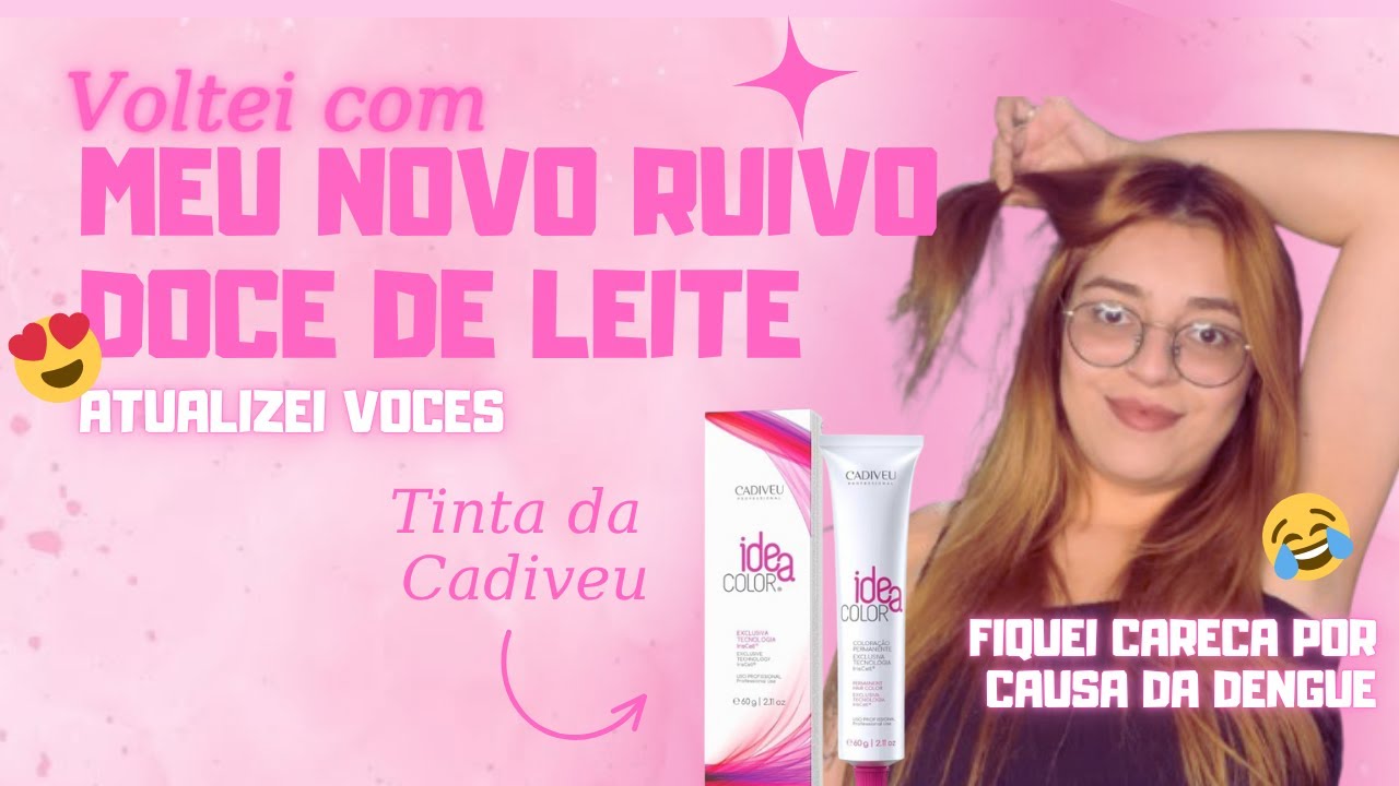 VOLTEI Com Meu Novo Ruivo - Doce de Leite com Cadiveu 6.34 e 8.34 + ATUALIZANDO VCS - Fiquei Careca?