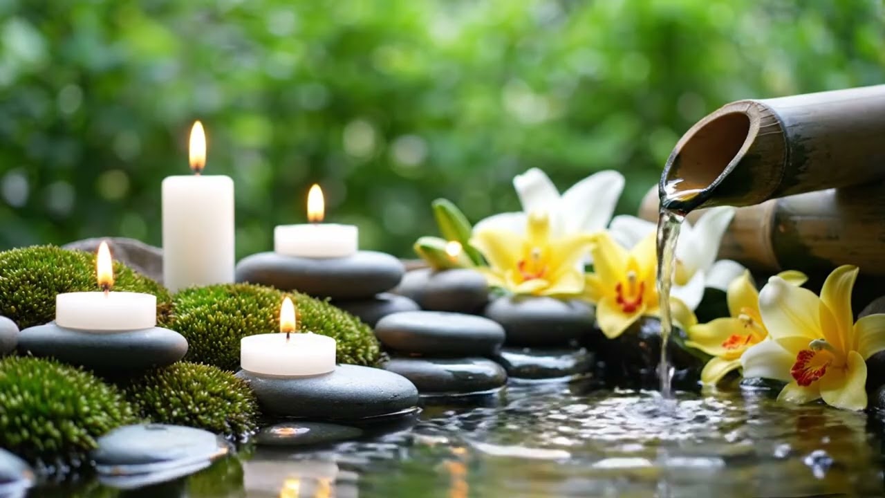 Where Water Meets Silence 🌿 Calm Piano & Bamboo Flow