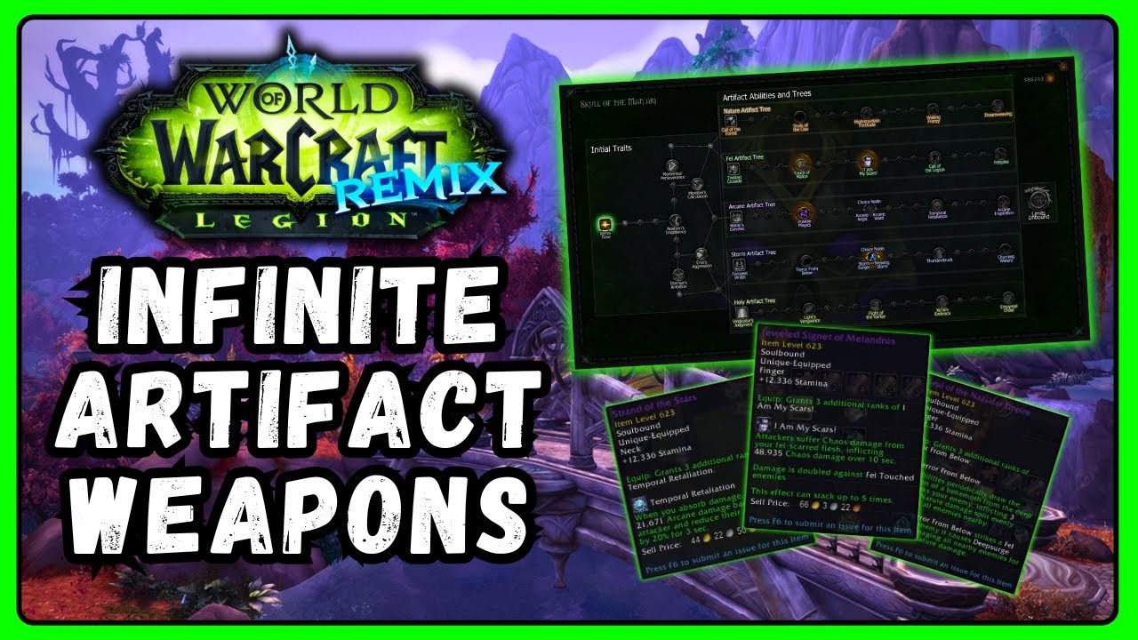 Legion Remix Artifact Weapons Explained | World of Warcraft