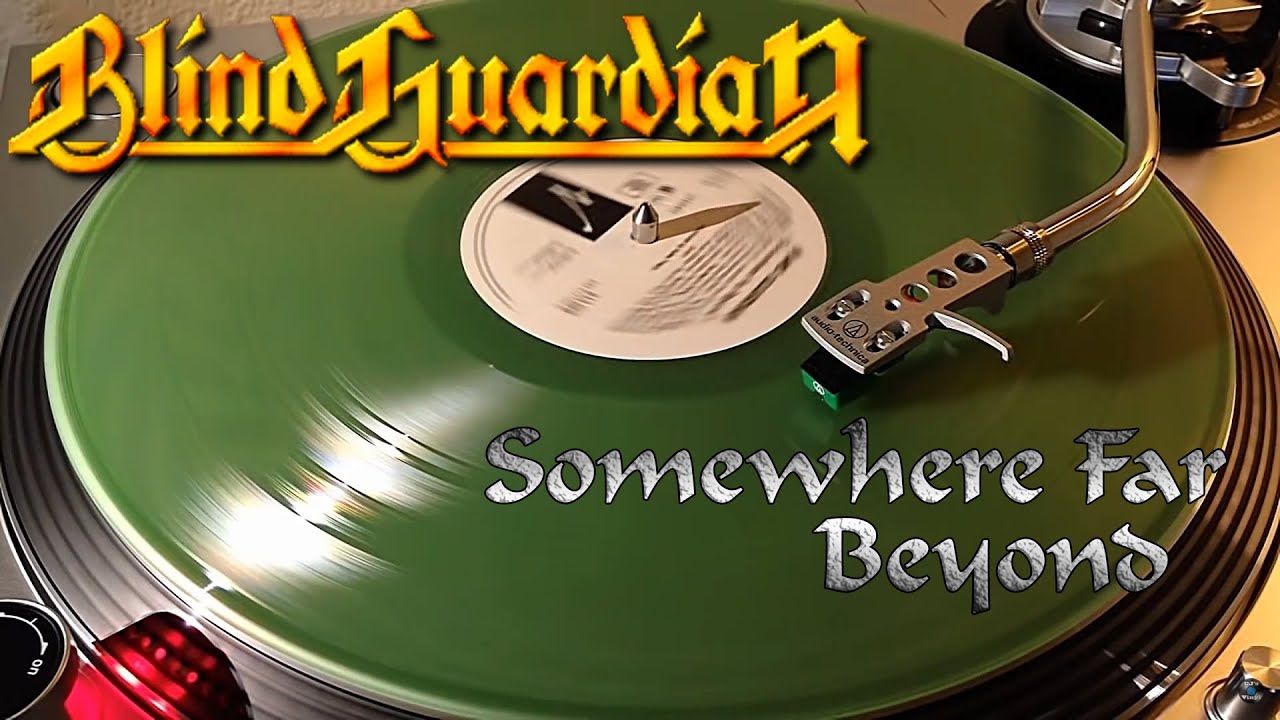 Blind Guardian - Somewhere Far Beyond - (1992) Original Pressing Transparent Green Vinyl LP