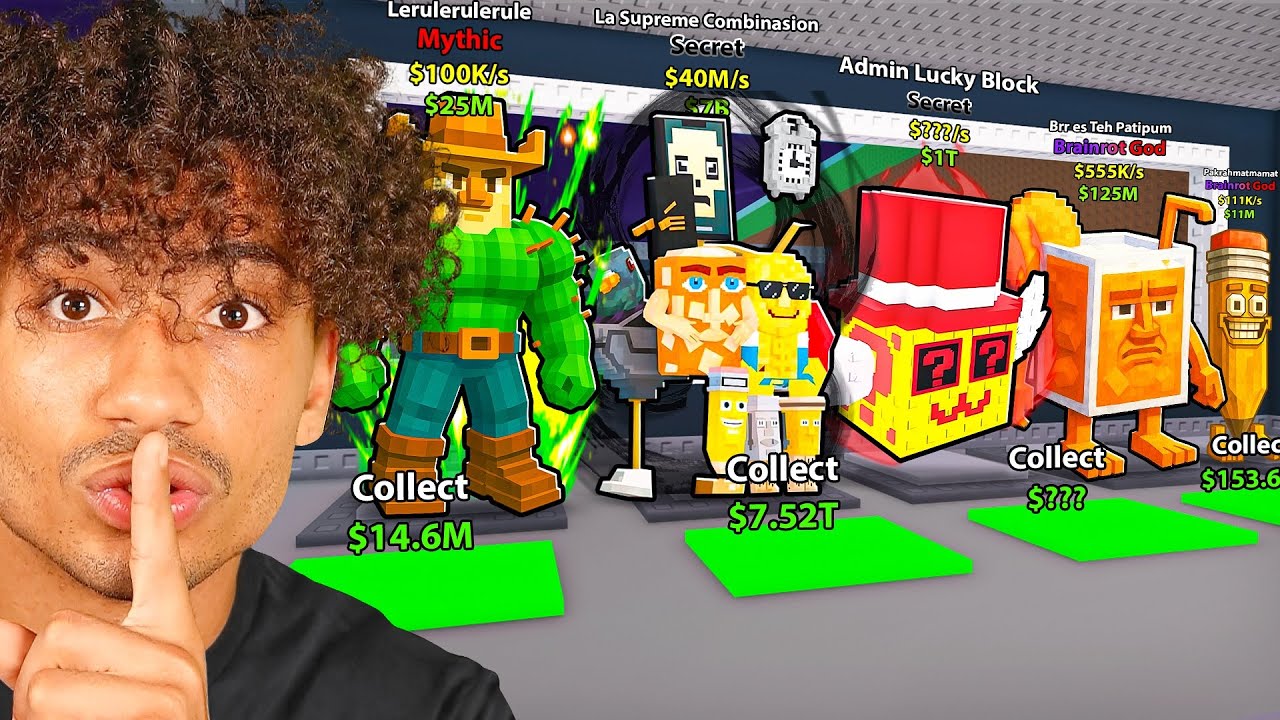 I STOLE The 13 NEWEST BRAINROTS..