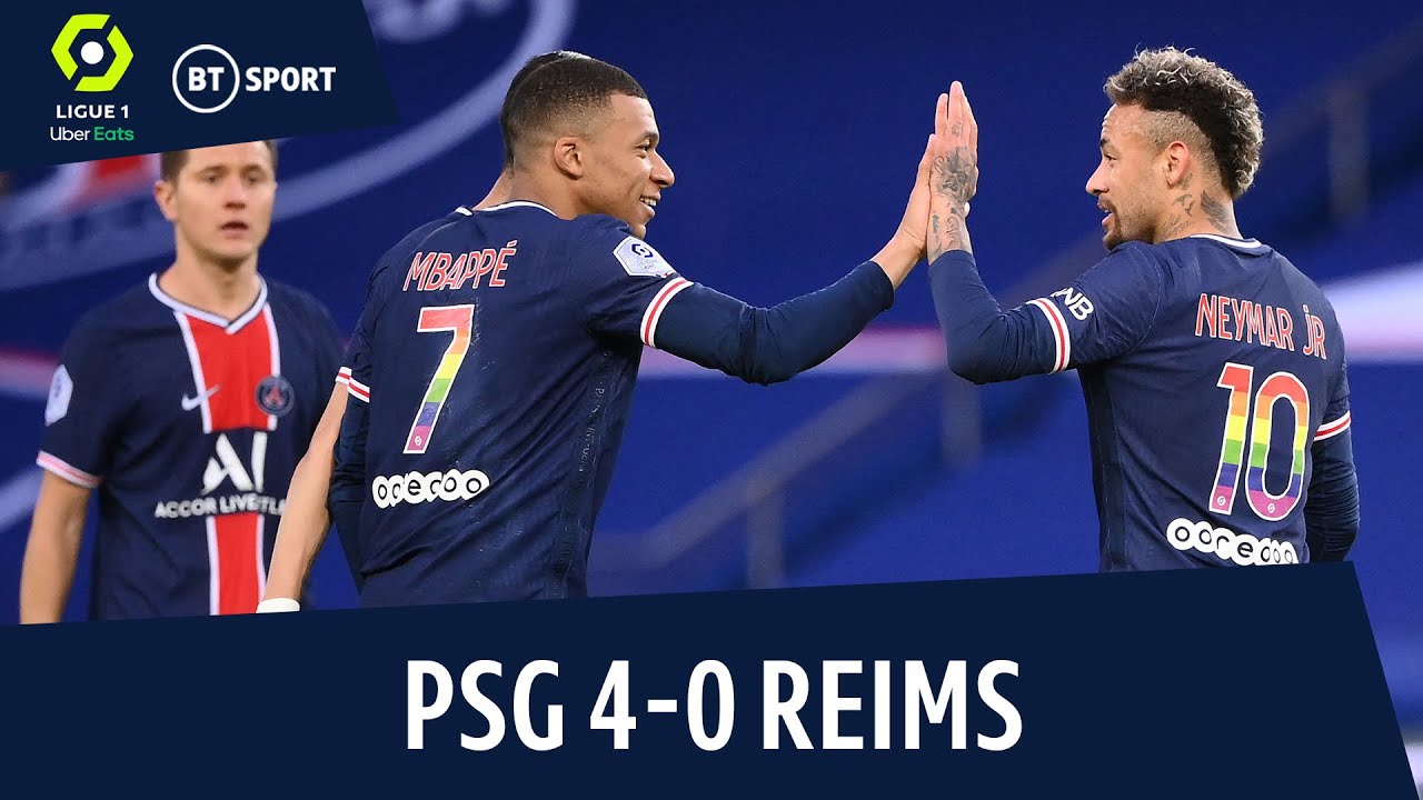 PSG vs Reims (4-0) | PSG keep title hopes alive! | Ligue 1 Highlights