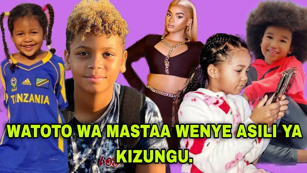 HAWA NDIO WATOTO WA MASTAA WA BONGO WENYE ASILI YA KIZUNGU,MANGE,PAULA KAJALA WAMO,