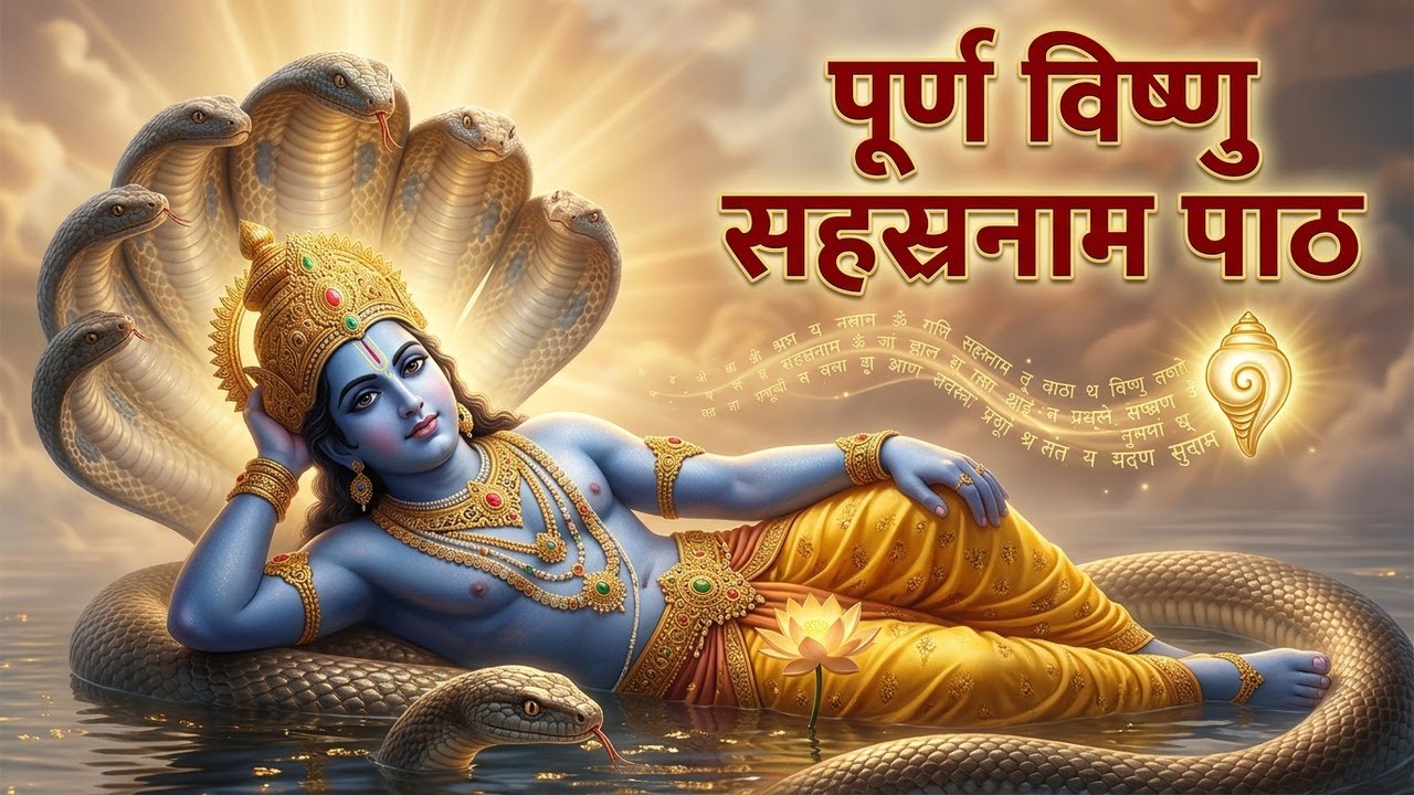 VISHNU SAHASRANAMAM Full Version | भगवान विष्णु के 1000 नाम | Complete Chant