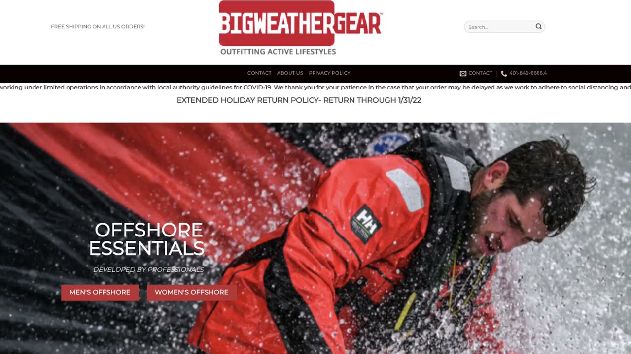 Quick Shipping | BigWeatherGear com | Helly Hansen Newport RI