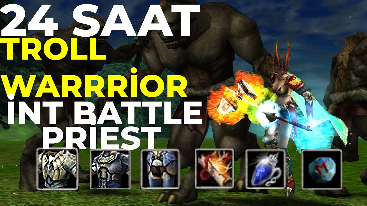 İnt BP ile 24 Saat TROLL WARRİOR Knight Online Genie ile Farm 2023