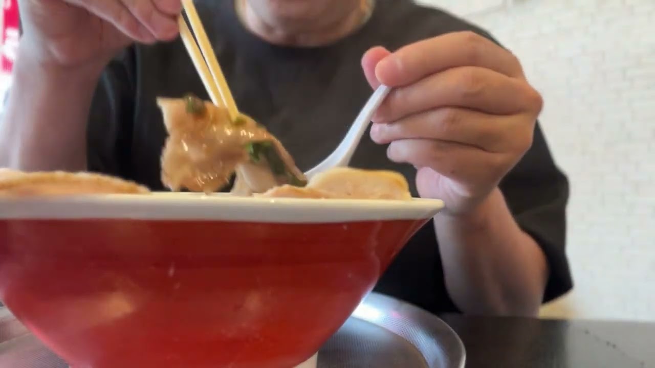 もっこす松原店　チャーシュー麺とチャーハン