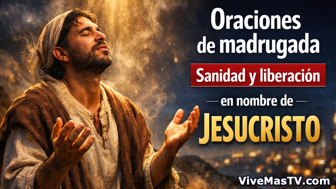 Oraciones de madrugada 🔥 Sanidad y liberación en nombre de Jesucristo