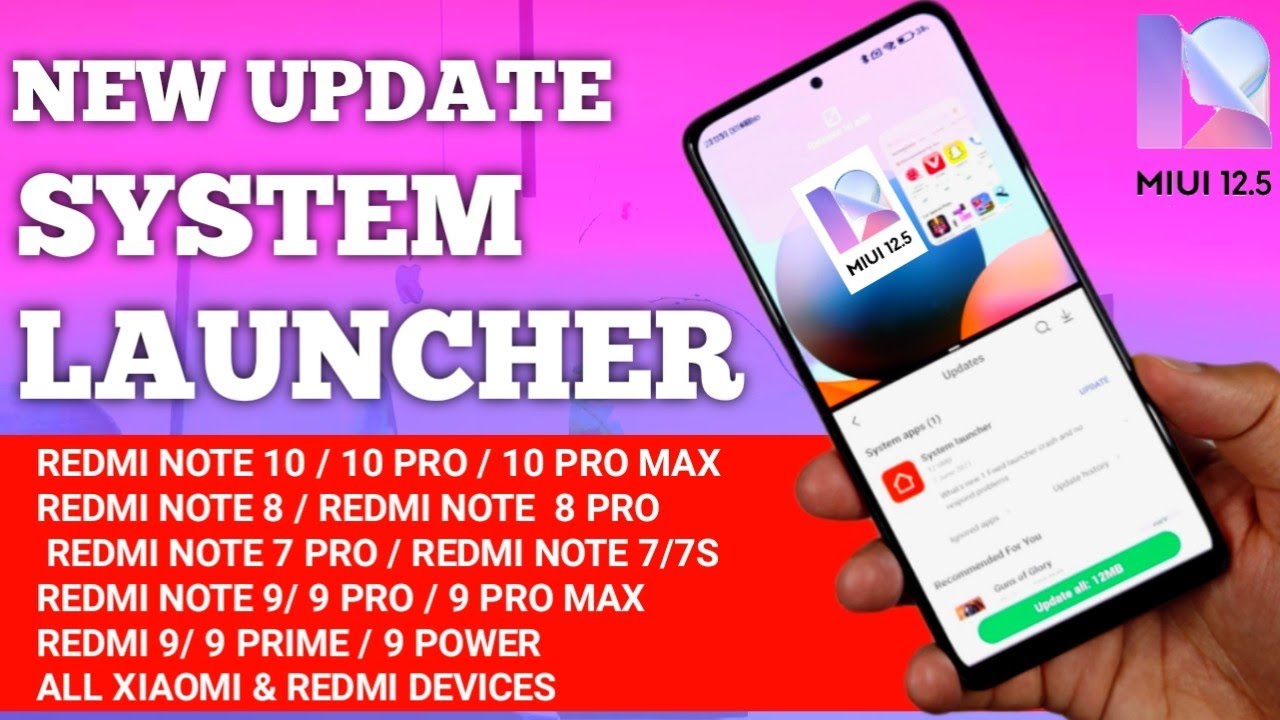 NEW MIUI 12 SYSTEM LAUNCHER UPDATE | MIUI 12 LAG FIX & ANIMATION | ONE-HANDED FLOATING WINDOW