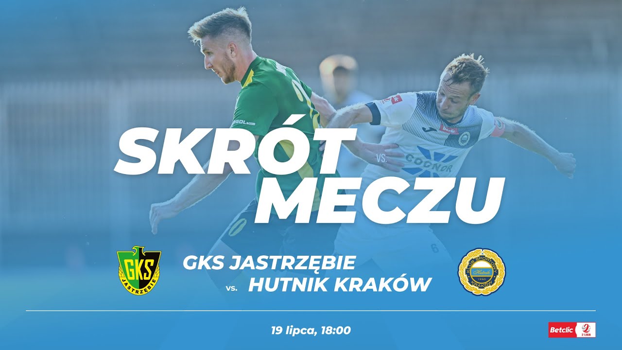 Skrót meczu: GKS Jastrzębie - Hutnik Kraków (Betclic 2. Liga - sezon 2024/25)