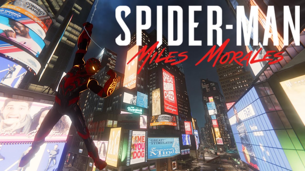 Can't Feel My Face - The Weeknd | Spider-Man Miles Morales Free Roam Swinging with Music Gameplay