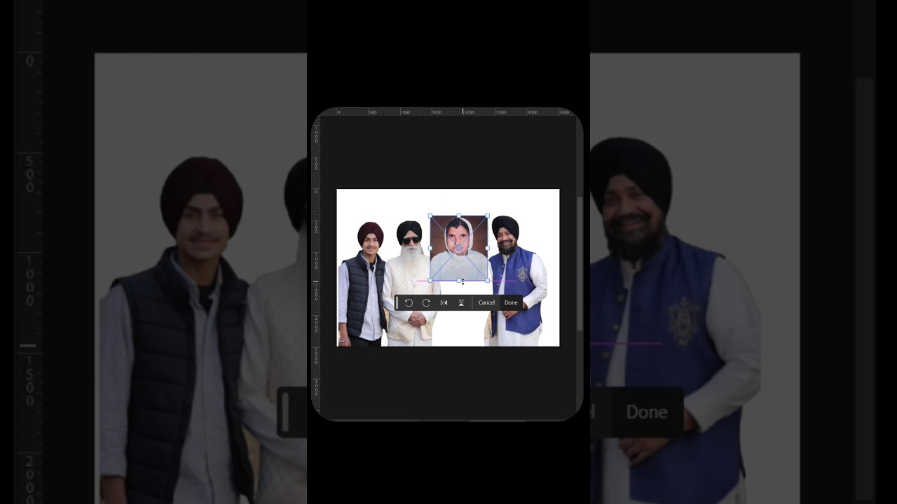 How to add dead person in photo |  Customer: I want you to add my friends Grandmother in photo