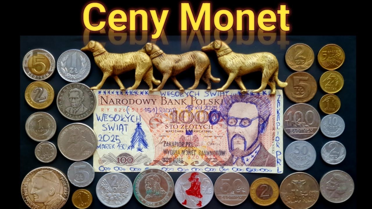 Wycena monet Grudzień 2025, przegląd najbardziej popularnych monet. #Monety #Destrukty
