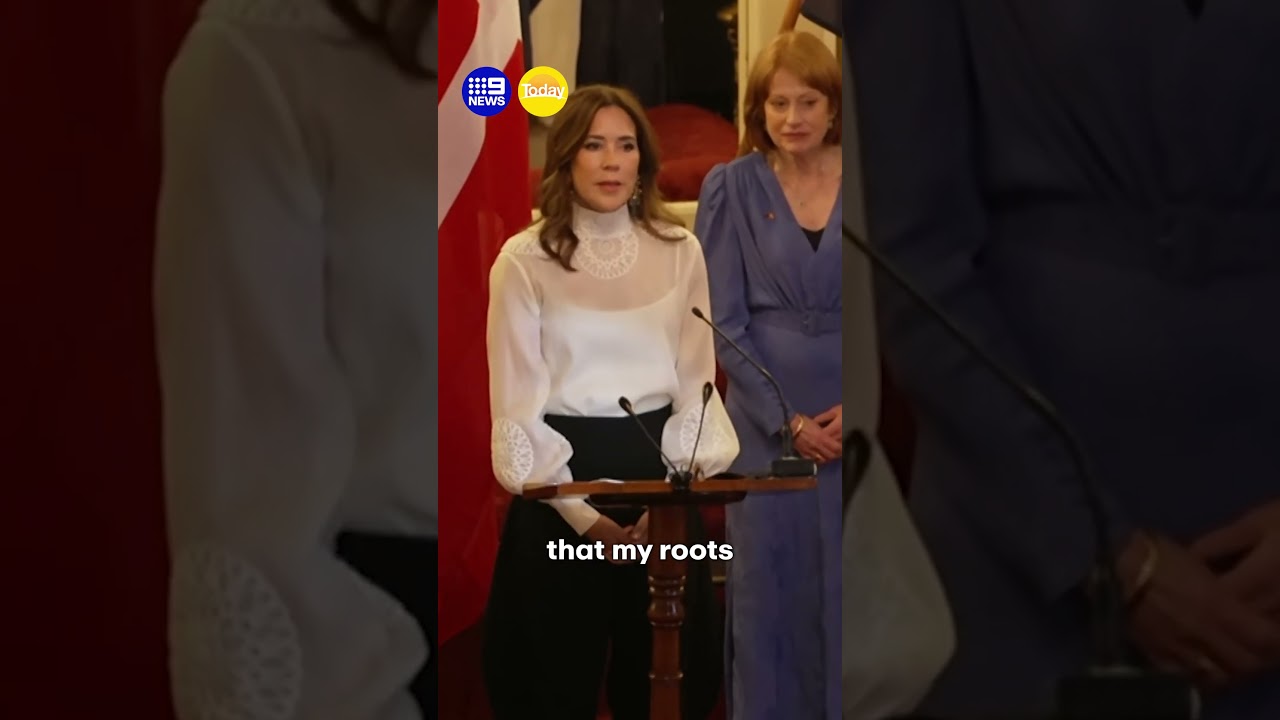 Queen Mary 'lost for words' in hometown speech | Today Show Australia