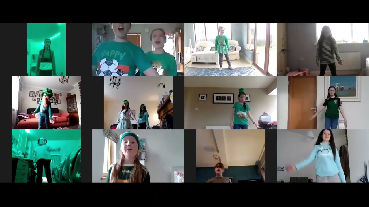 2021 March - St  Patrick's Day Virtual Video