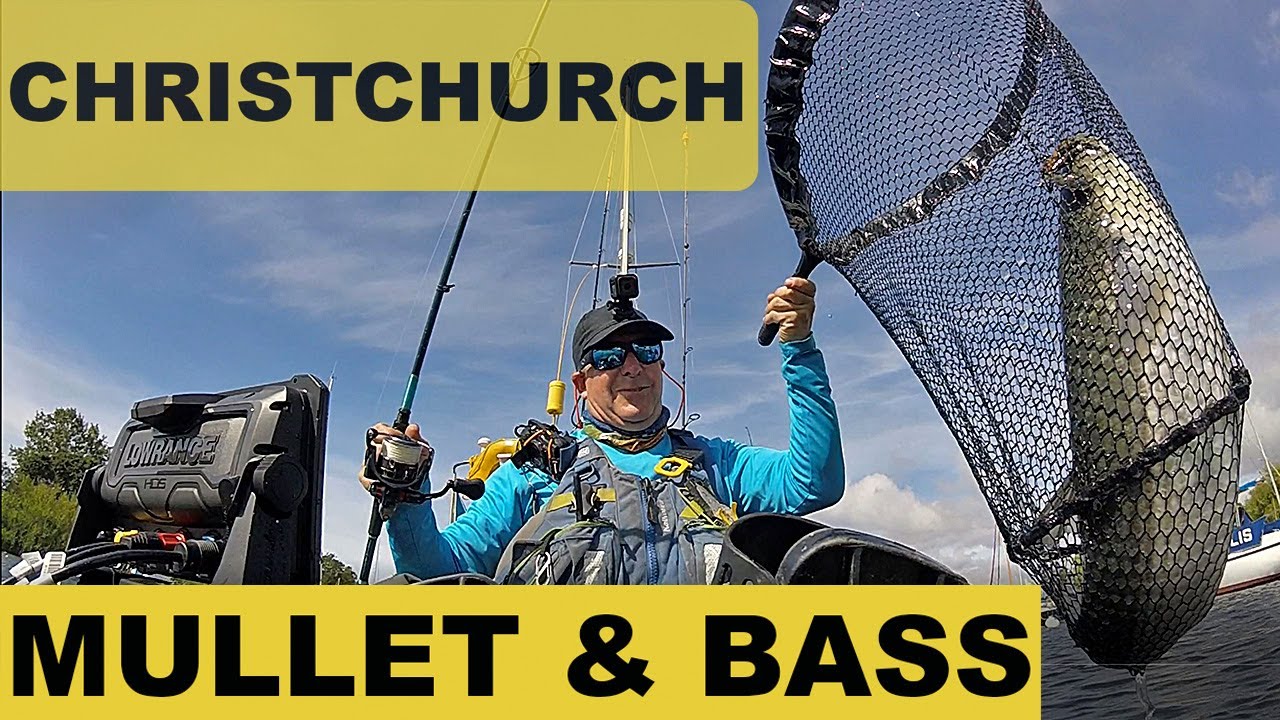 Christchurch harbour mullet and bass fishing
