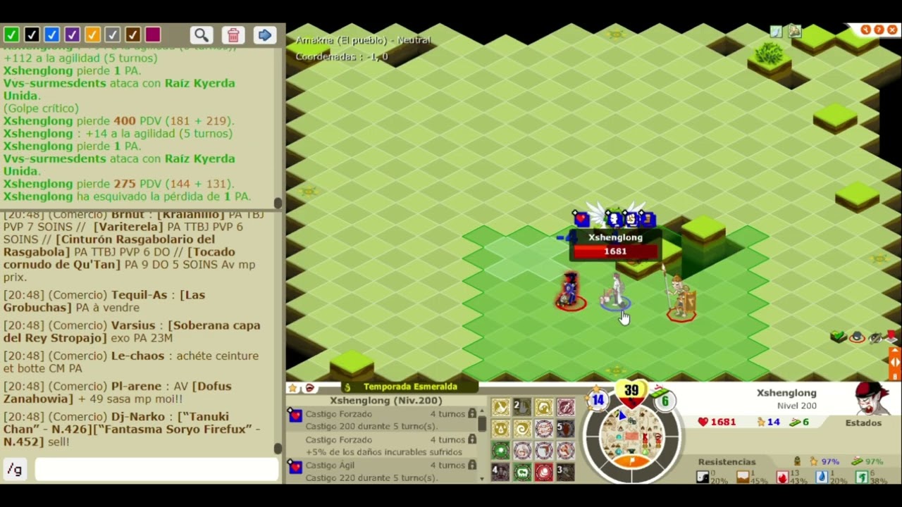 PVP con sacro shenglong en BUN