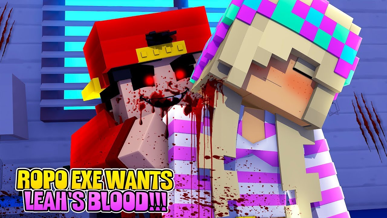 Minecraft ROPO.EXE MURDERS LEAH'S WHOLE FAMILY!!!