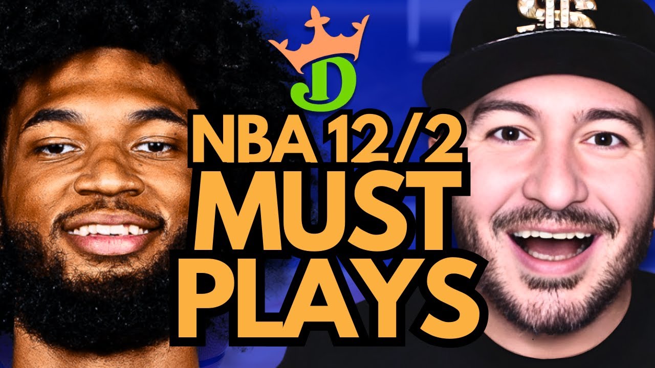 NBA DFS Tuesday 12/2 (DraftKings NBA MUST PLAYS) | NBA DFS Picks