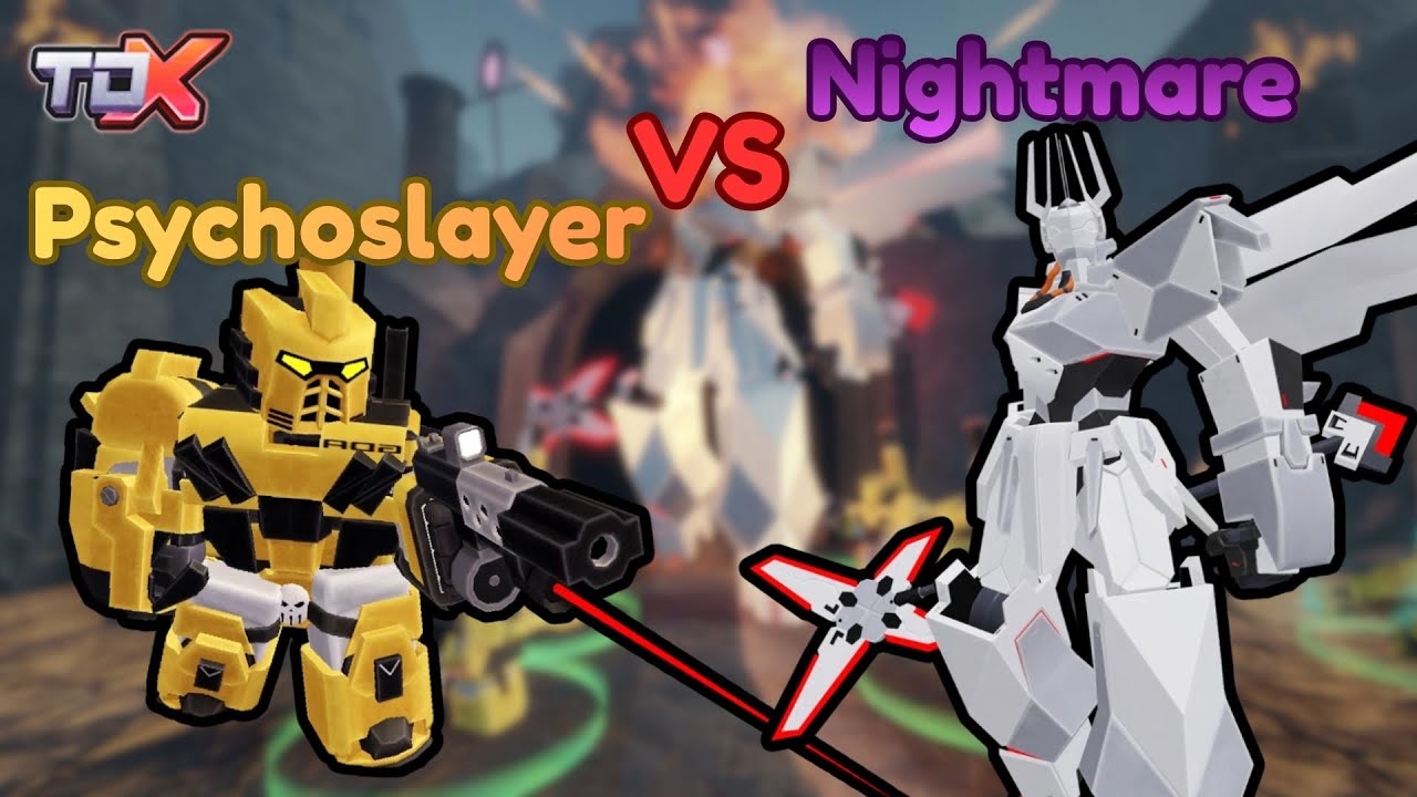 Roblox TDX Beating Nightmare Mode With Psycho Slayer 