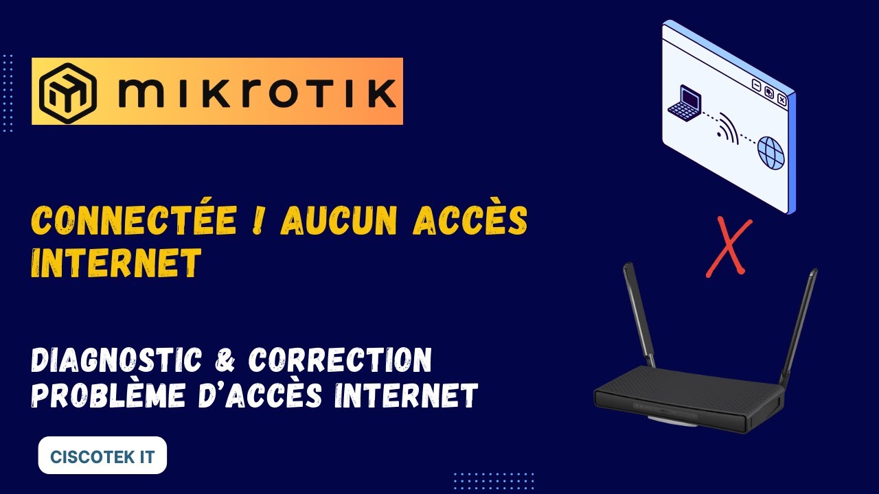 MIKROTIK HOTSPOT : Diagnostic & Correction problème d'accès internet