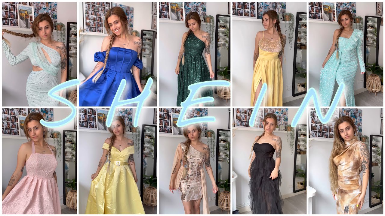 HAUL VESTIDOS SHEIN 📦💫 Casi 30 vestidos! Ocasiones especiales, fiestas, eventos, disfraces... 💕✨