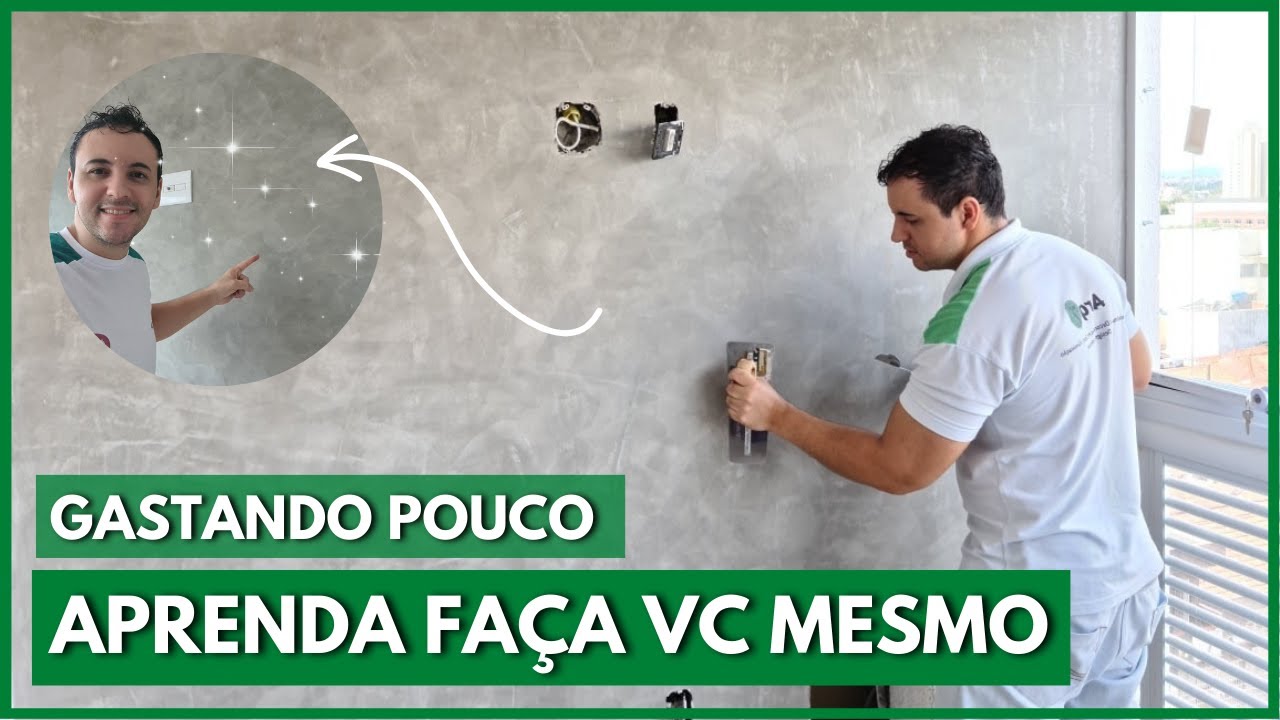 PASSO A PASSO MAIS FÁCIL CIMENTO QUEIMADO APRENDA APLICAR SEM GASTAR MUITO DIY FAÇA VC MESMO