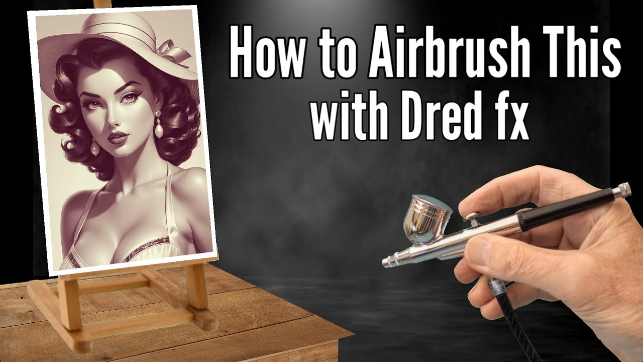 Airbrushing step by step 50s style