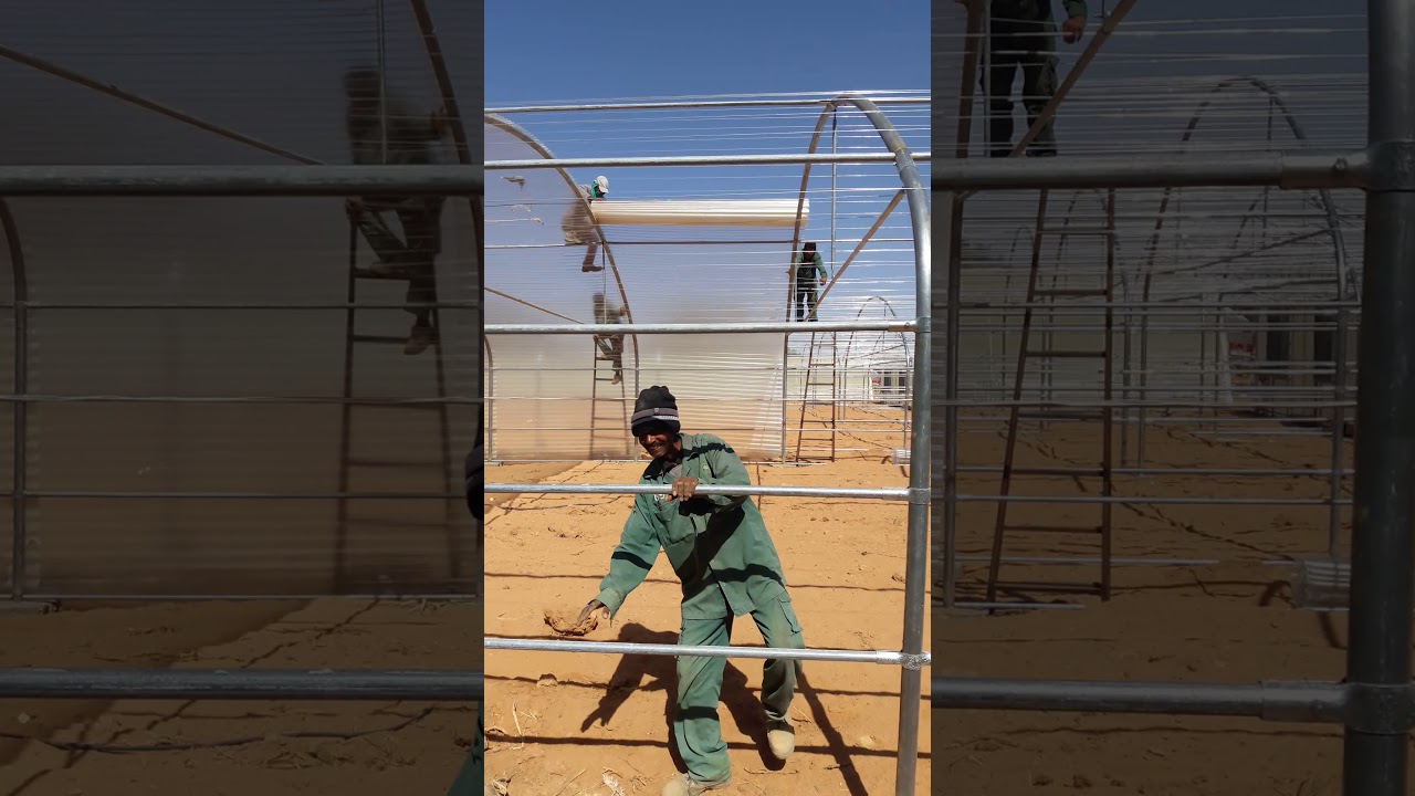 طريقة تركيب الفيبر جلاس للبيوت المحميه