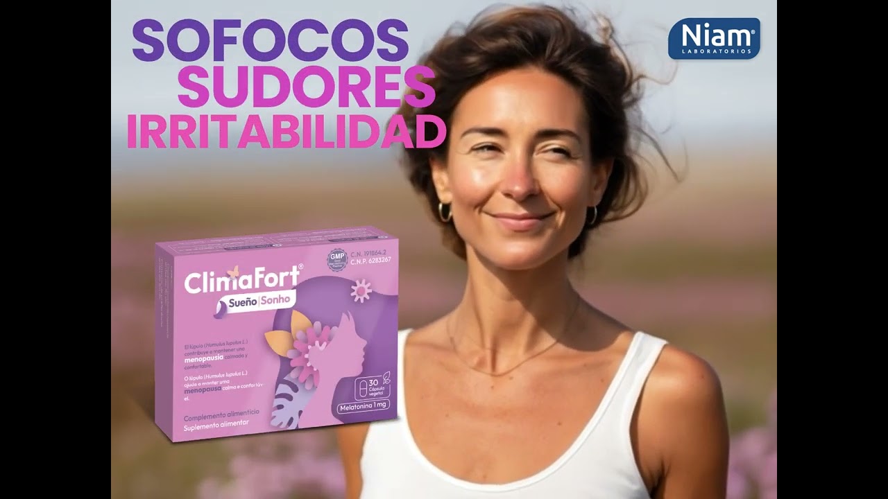 Combate los sofocos, el insomnio y los cambios de humor de la MENOPAUSIA con ClimaFort&reg; SUE&Ntilde;O 🌿