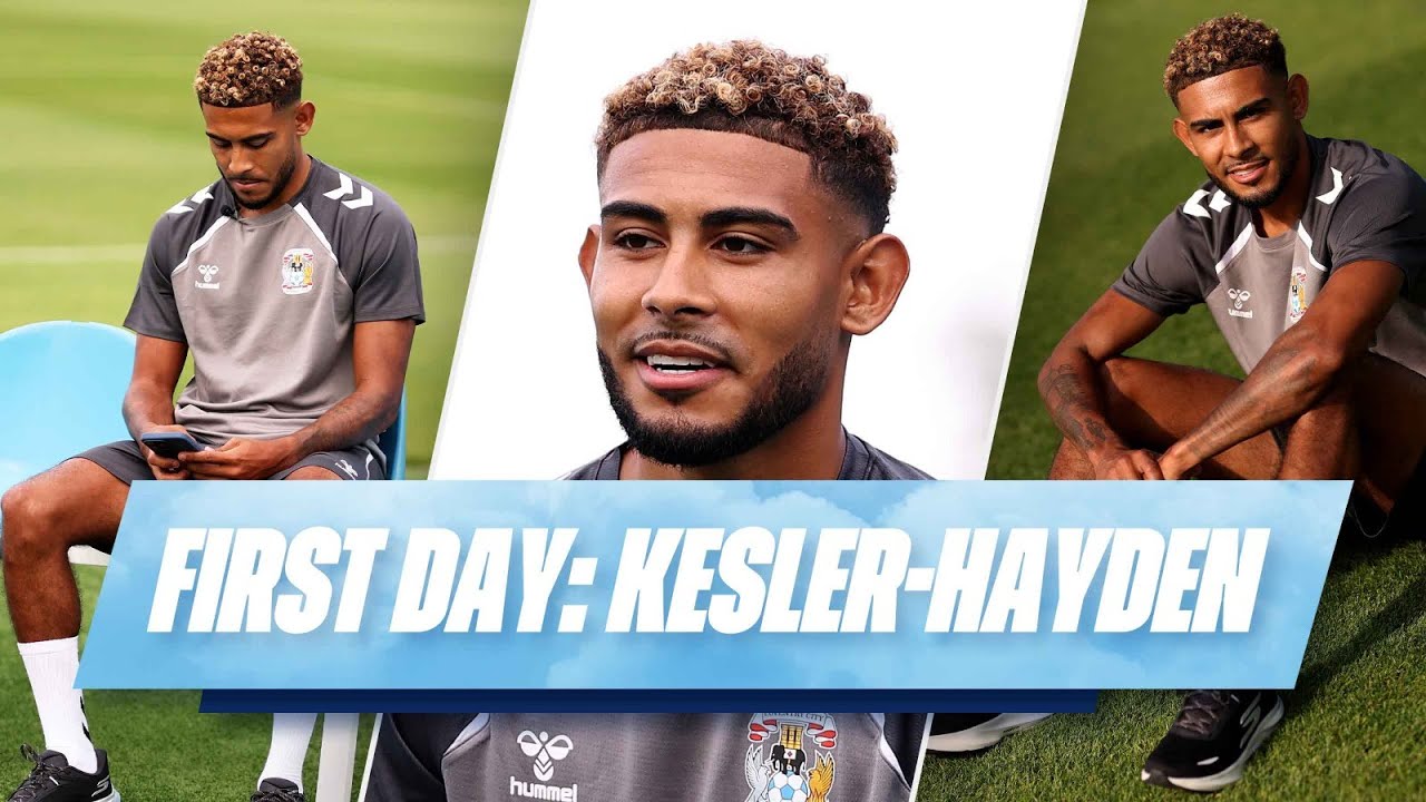 What does a pro footballer do during a pre-season training session? | Kesler-Hayden's first day 🏃‍♂️