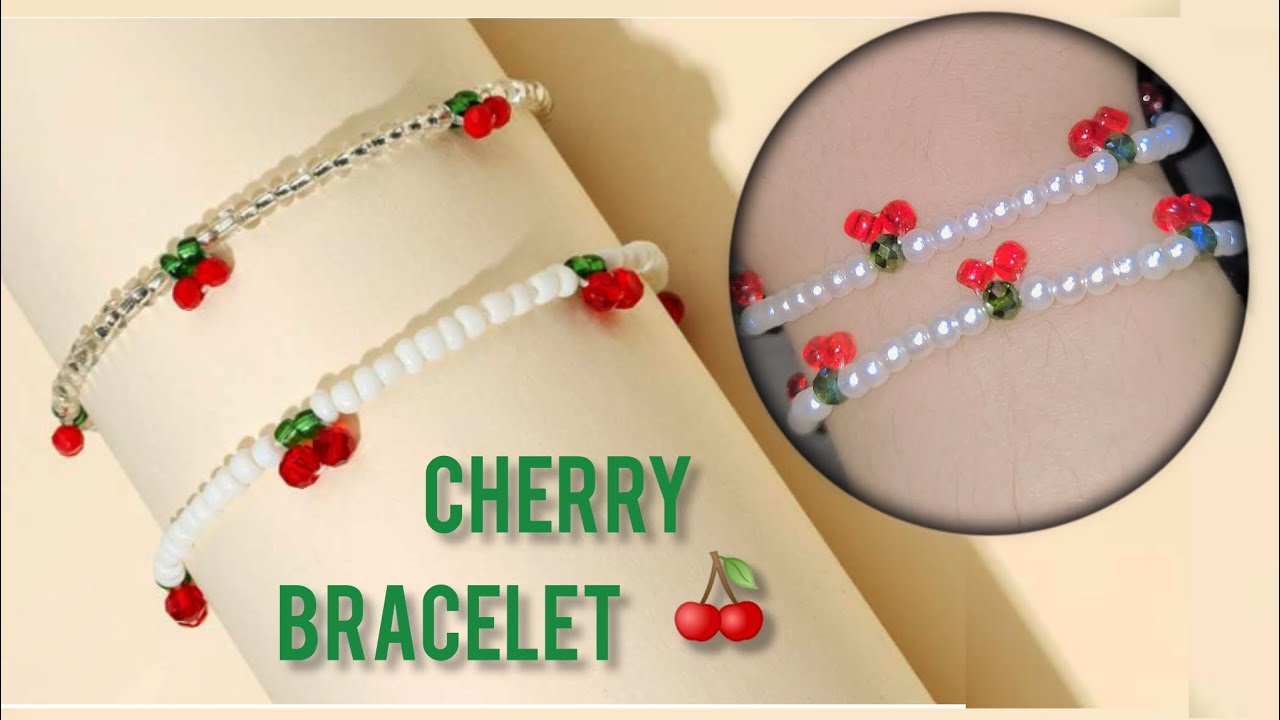 Making Beautiful Cherry Bracelet | Diy Friendship Bracelet 