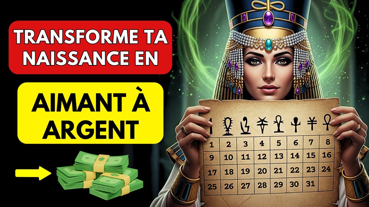 NE CLIQUE PAS si tu n'oses pas utiliser ta DATE DE NAISSANCE pour attirer richesse | Rituel Égyptien