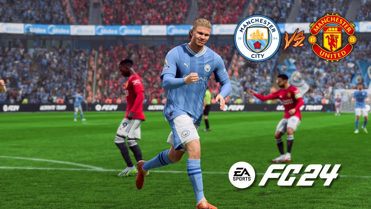 FC 24 PC | MANCHESTER CITY VS MANCHESTER UNITED | FULL MATCH GAMEPLAY 2024
