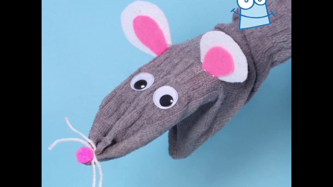 How to make a Rat Sock Puppet | Chinese New Year Crafts