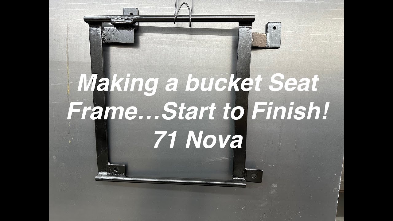 Making  Bucket Seat Brackets for Nova
