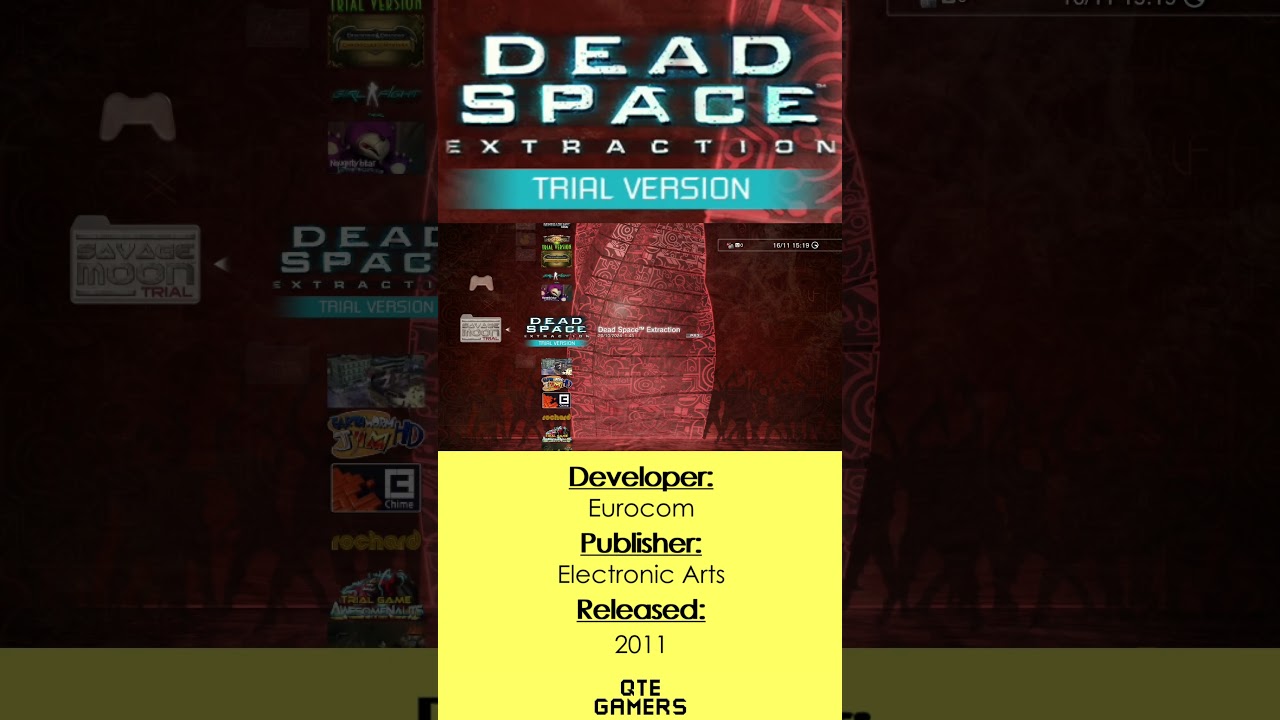 PS3 XMB - Dead Space: Extraction TRIAL