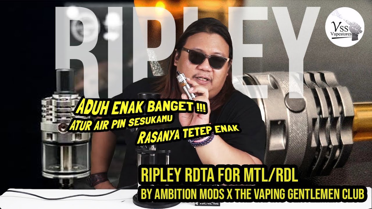 Ripley RDTA for MTL/RDL by Ambition Mods x The Vaping Gentlemen Club | Review By VSS